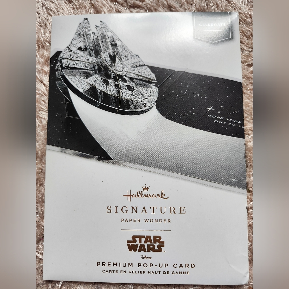 Hallmark Signature Star Wars Pop-Up Card NEW
